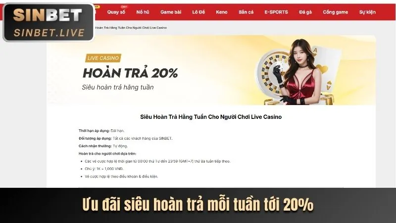 Thưởng nạp lại hàng ngày T68Bet